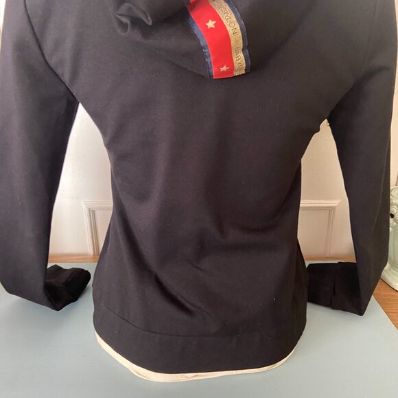 Black W Les Femmes Babylon Jacket/Hoodie Size US 6; Italy 42 - Picture 6 of 13